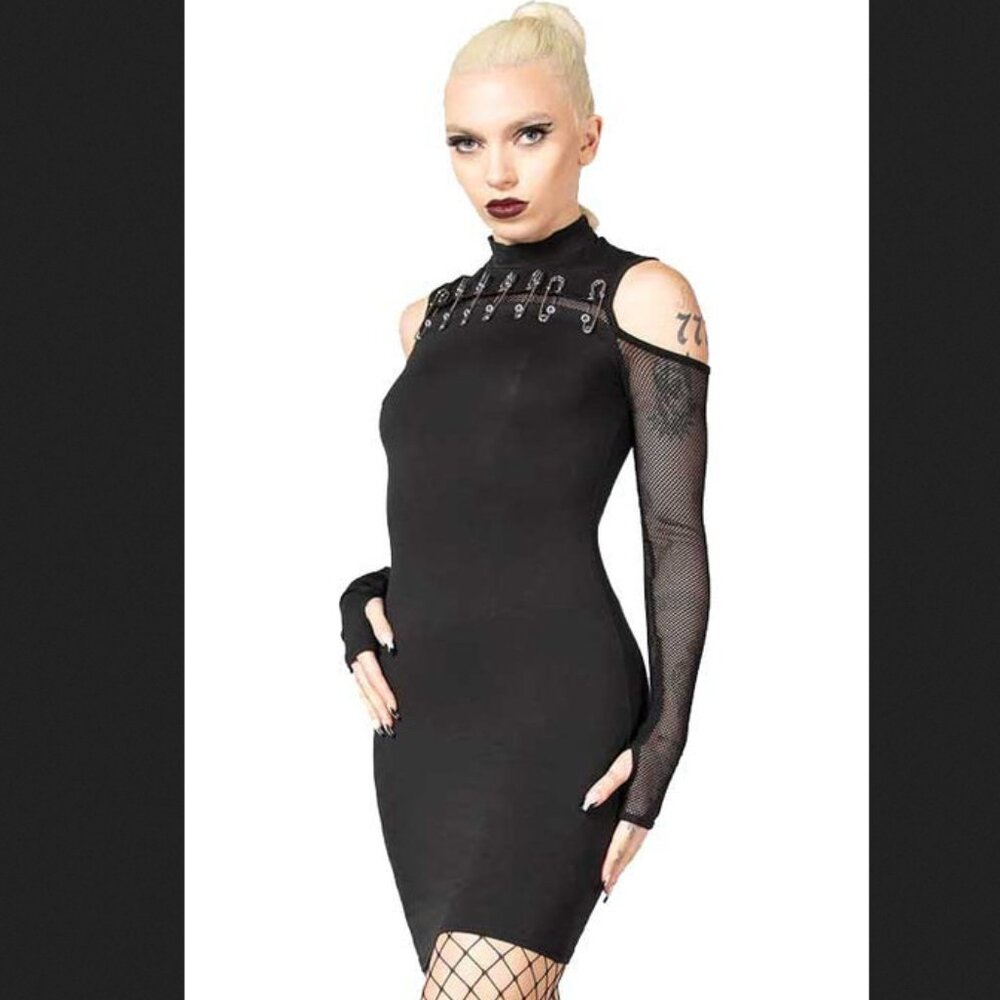 NWT Killstar Zazzel Long Sleeve Dress